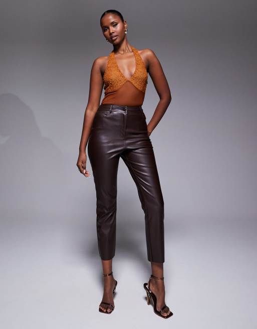 ASOS DESIGN - Body en tulle et dentelle à dos nu - Gingembre, 2 de 4