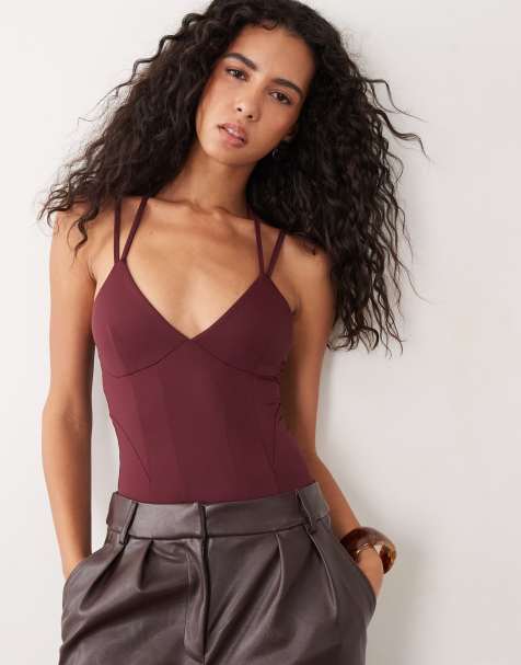 ASOS DESIGN body sculptant bordeaux - view 1