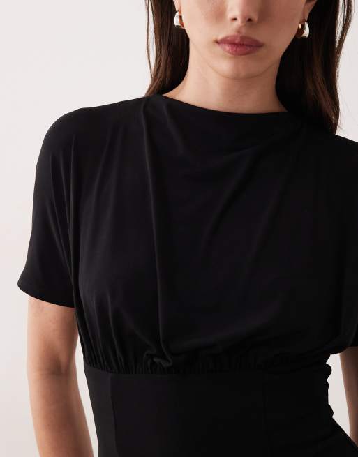 ASOS DESIGN - Bodycon mini-jurk met vleermuismouwen en korte kapmouwtjes, 3 van 4