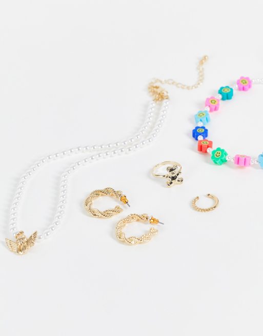 ASOS DESIGN Bo te cadeau bijoux et accessoires ASOS