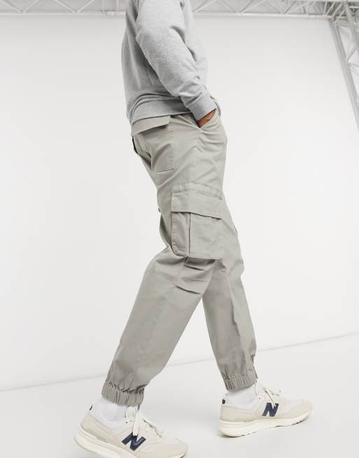 ASOS DESIGN – Bojówki skaterskie w kolorze jasnego khaki