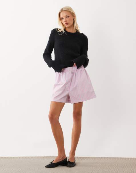ASOS DESIGN bokserki w różowe paski - view 1