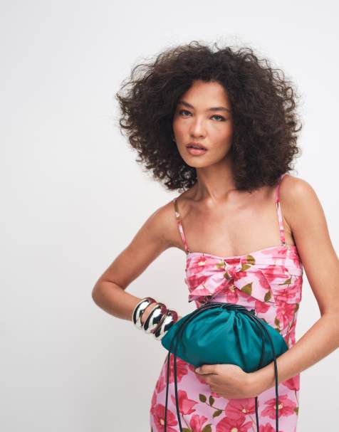 ASOS DESIGN - Bolso clutch color cerceta - view 1