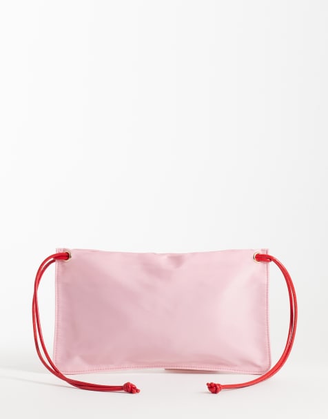 ASOS DESIGN - bolso clutch tipo pouch en rosa - view 1