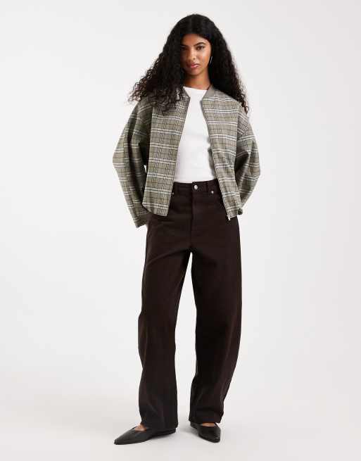 ASOS DESIGN - Bomber habillé à carreaux, 3 de 4