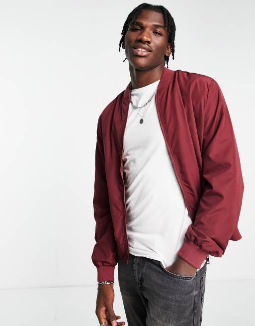 Asos on sale burgundy jacket