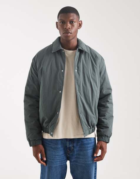 ASOS DESIGN bomber jacket in green - view 1