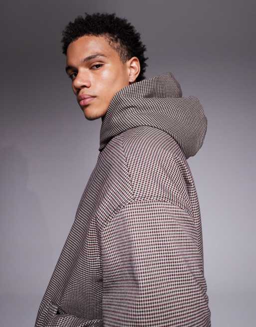 ASOS DESIGN bomber jacket in plaid, 4 of 5