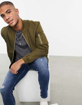 asos design bomber jacket