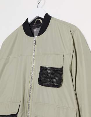 asos design bomber jacket