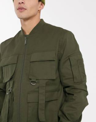 asos design bomber jacket