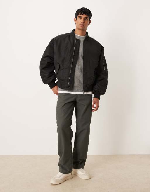 ASOS DESIGN - Bomber oversize - Noir, 2 de 5
