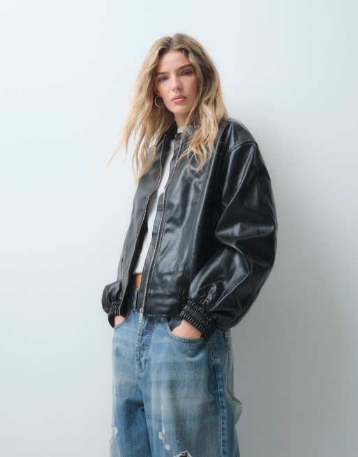 ASOS DESIGN bomber oversize noir, 2 de 5