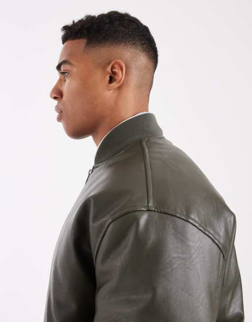 ASOS DESIGN - Bomber oversize - Vert, 4 de 5