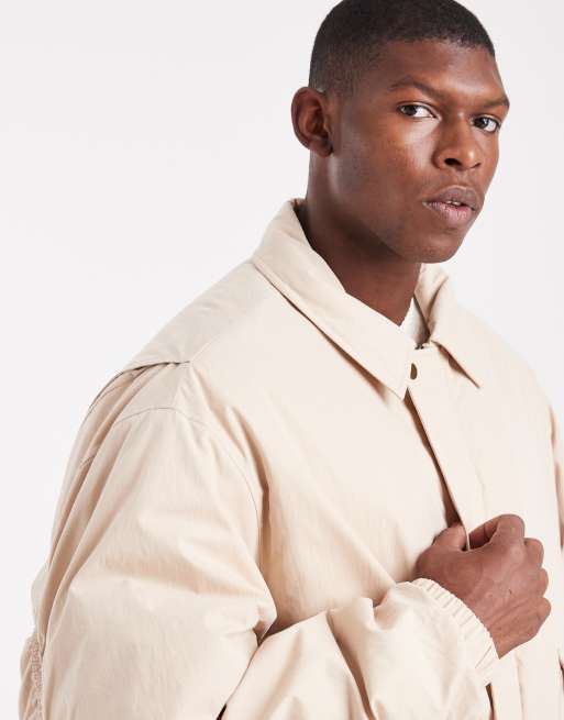 ASOS DESIGN - Bomberjack in stone, 5 van 5