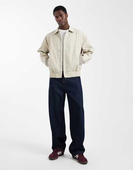 ASOS DESIGN - Bomberjack in stone, 2 van 5