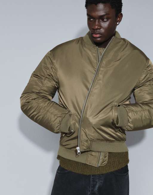 ASOS DESIGN - Bomberjacka i khaki, 4 av 10
