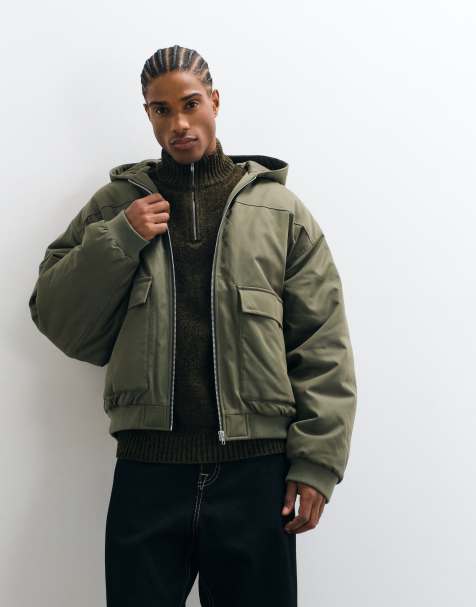 ASOS DESIGN bomberjacka med huva - view 1