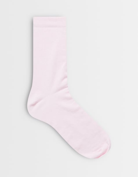 ASOS DESIGN bomuldssokker i pink - view 1