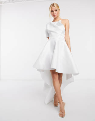 light silver dress