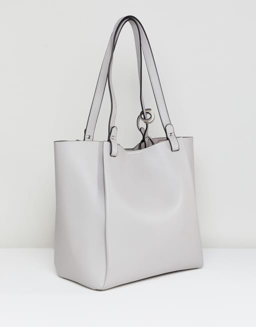 Asos design clearance bonded shopper bag