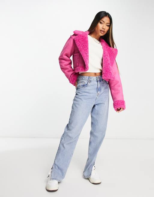 Asos pink outlet jacket