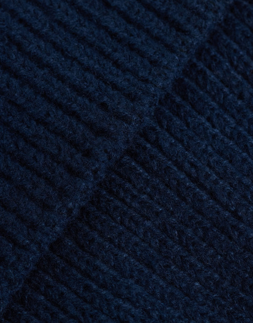 ASOS DESIGN - Bonnet en maille brossée - Bleu, 2 de 3