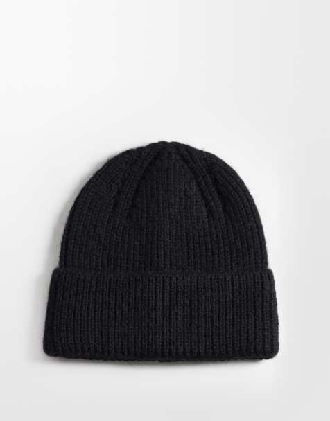 ASOS DESIGN bonnet en maille noir - view 1