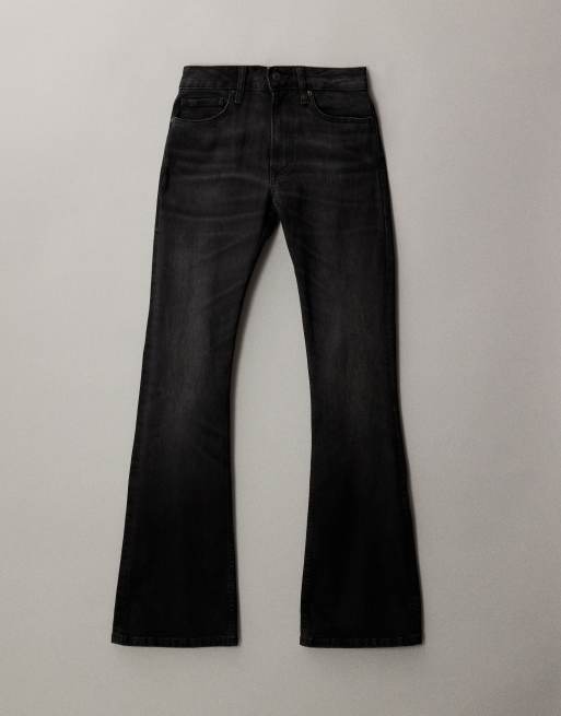 ASOS DESIGN bootcut flare jeans in black, 5 of 7
