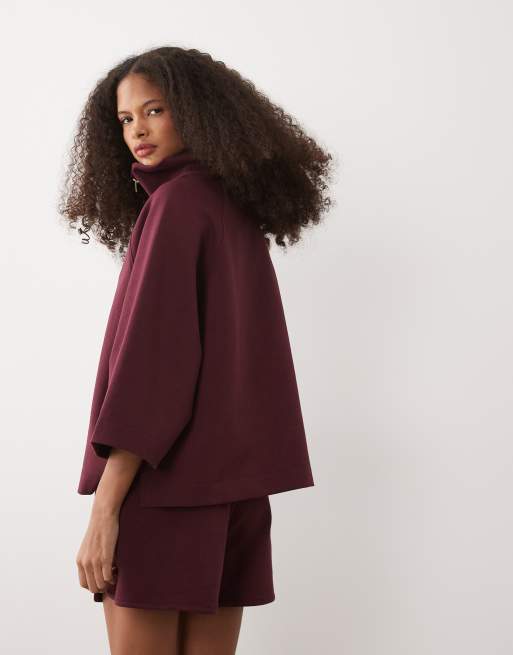 ASOS DESIGN - Bordeaux løbeshorts, 4 af 5