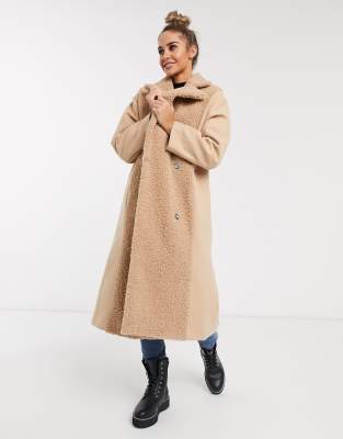 camel maxi coat
