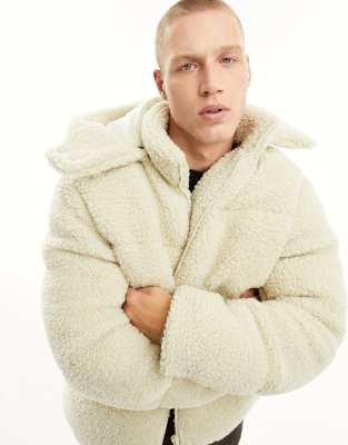 Puffer Jacket with Removable Hood