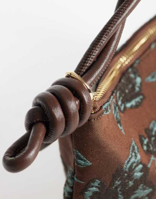 ASOS DESIGN borsa a spalla jacquard floreale, 3 di 4