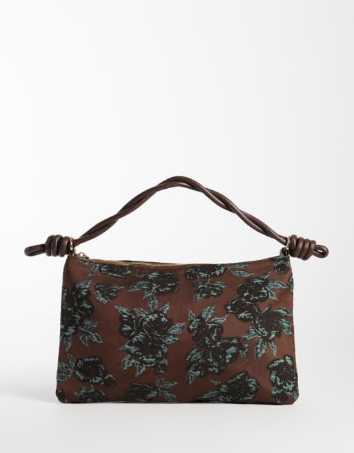 ASOS DESIGN borsa a spalla jacquard floreale, 4 di 4