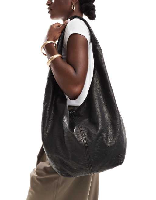 ASOS DESIGN - Borsa a tracolla arrotondata color bronzo slavato