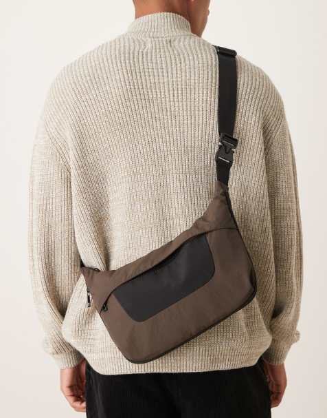 ASOS DESIGN - Borsa a tracolla marrone - view 1