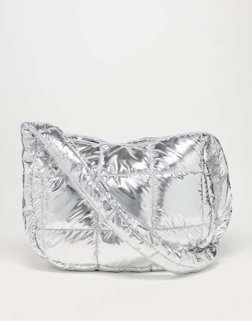 ASOS DESIGN - Borsa a tracolla oversize imbottita