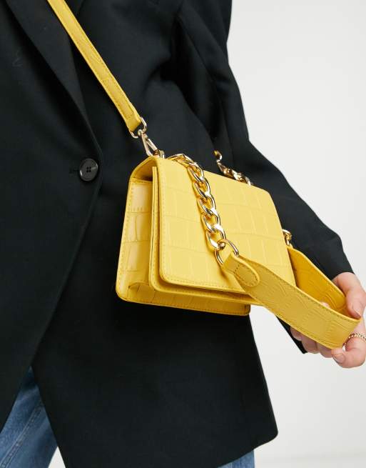 Borsa color senape discount