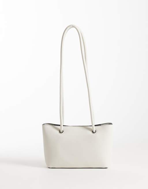 ASOS DESIGN - Borsa da spalla color crema