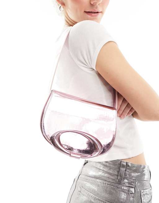 Borsa rosa metallizzata hot sale