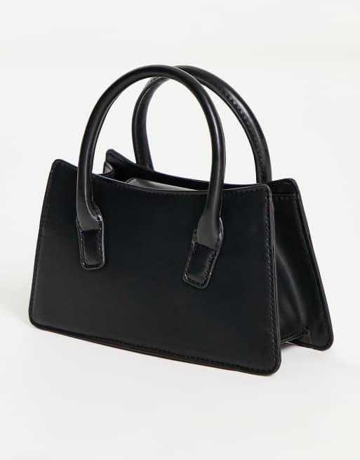 ASOS DESIGN - Borsa nera con tracolla rimovibile e doppio manico , 3 di 4