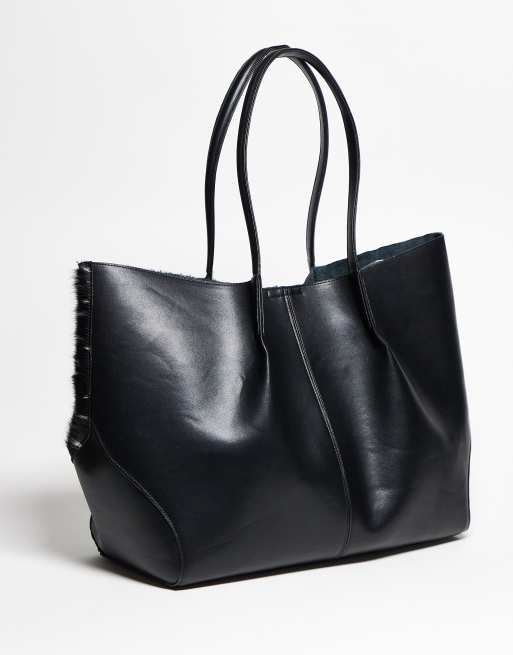 ASOS DESIGN - Borsa shopping in misto cavallino con stampa cerbiatto, 3 di 3