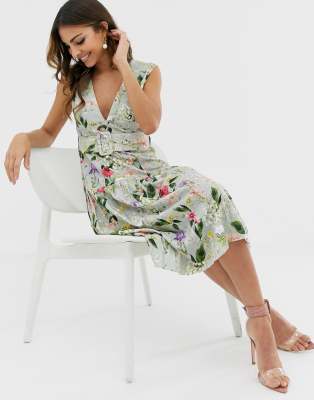 asos botanical dress