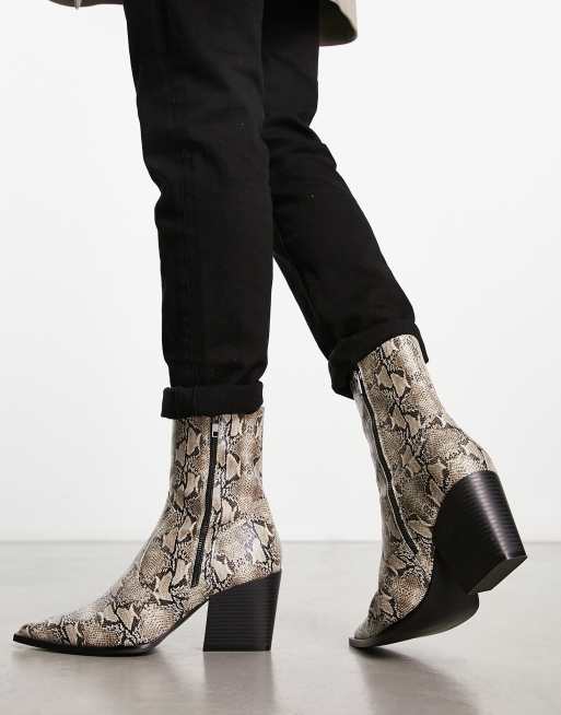 Mango hotsell bottines serpent