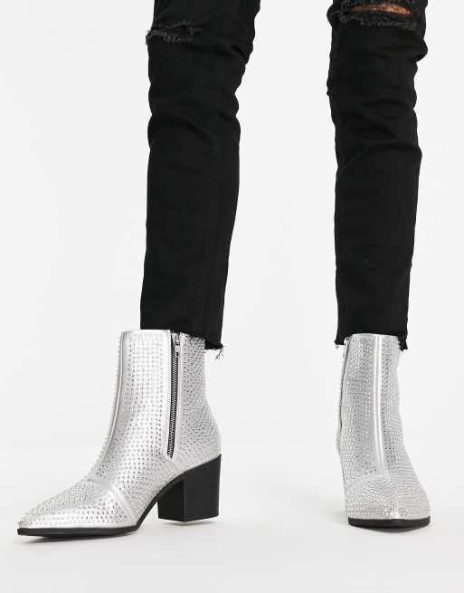 Asos bottines online blanches