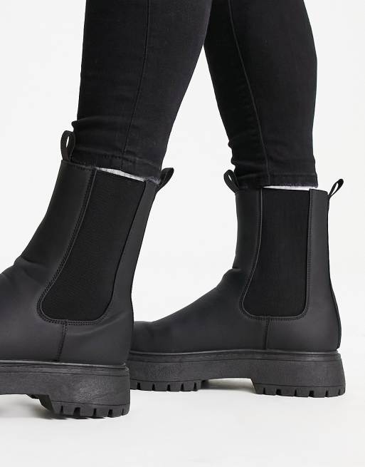 ASOS DESIGN Bottines Chelsea avec semelle chunky en imitation