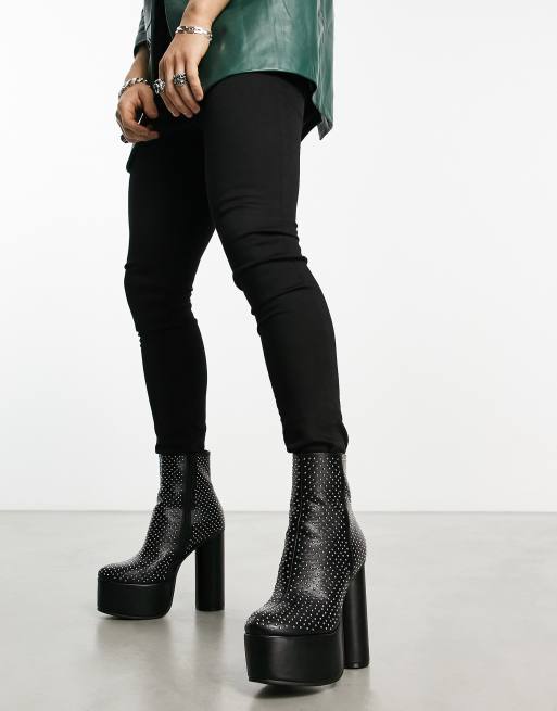 Asos bottines clearance cloutees