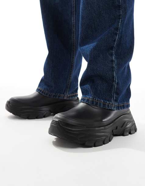 ASOS DESIGN - Bottines Chelsea en caoutchouc avec semelle chunky - view 1