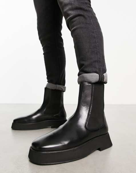 Page 2 Bottines Chelsea en Cuir pour Homme ASOS