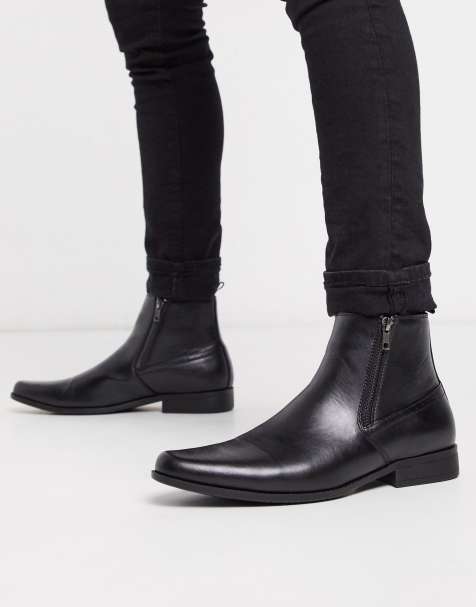 Boots Bottes Bottines Homme Bottes Daim Cuir Asos